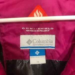 Columbia (morning light ) Pink Omni heat jacket
